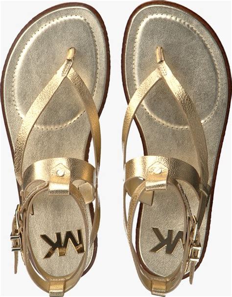 gouden michael kors sandalen pearson thong|Michael kors thong sandals + FREE SHIPPING .